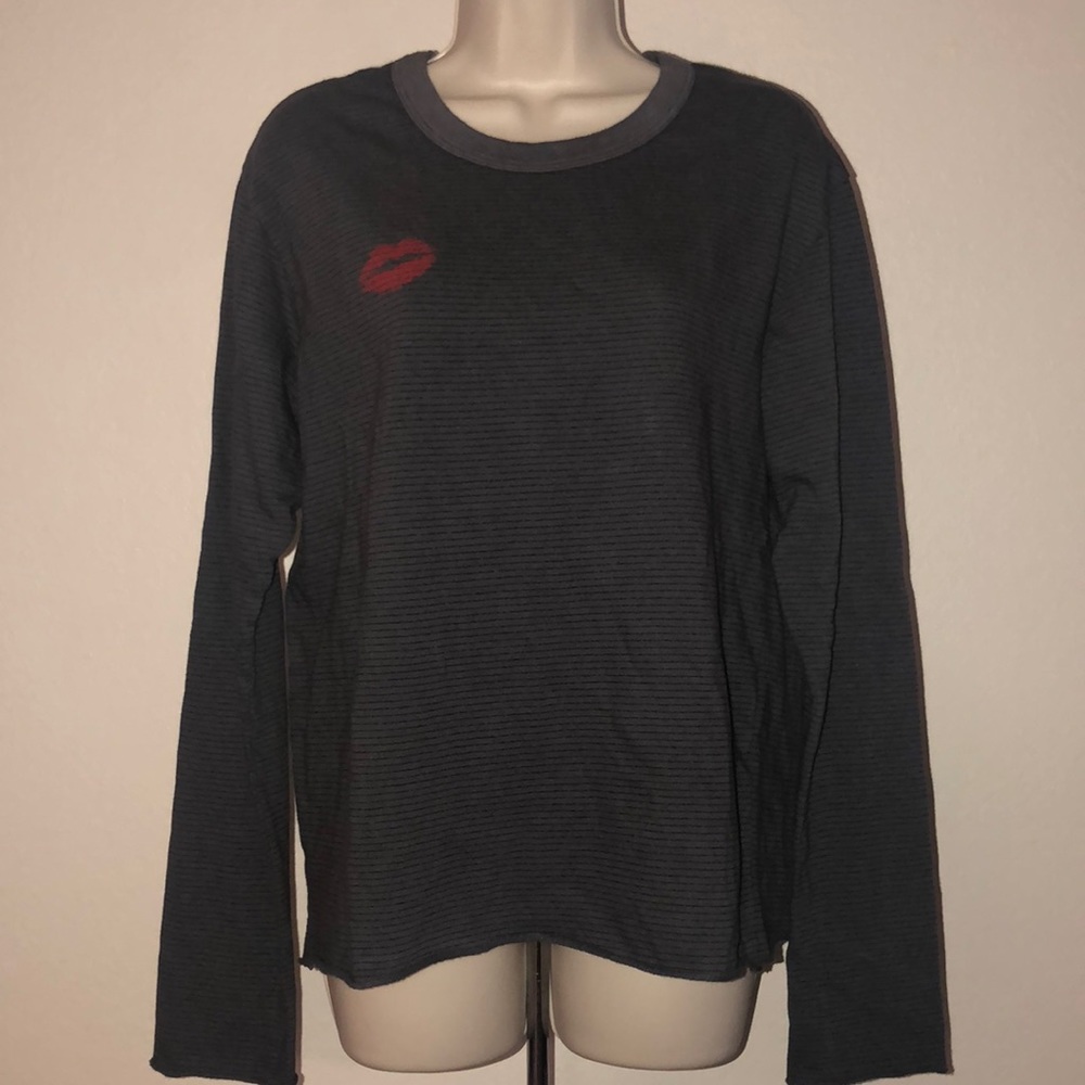 Monrow Striped Kiss Sweater - Picture 2 of 5